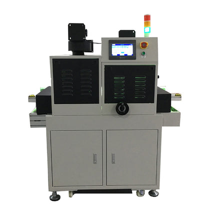 Transportador de curado LED UV de 350x200 mm con correa de cadena ajustable