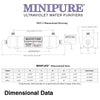 Dimensional Dwg for Minipure 3gpm
