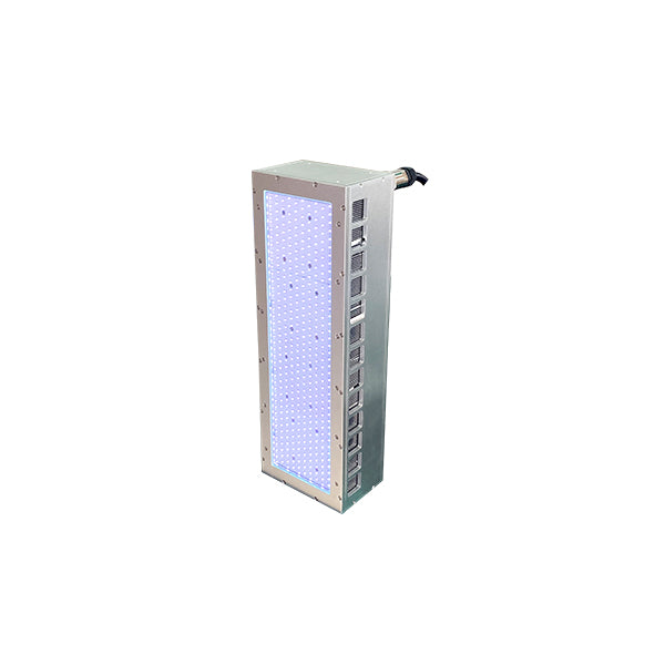 Réseau de LED UV 400 x 100 mm avec refroidissement par air pour convoyeurs à LED UV