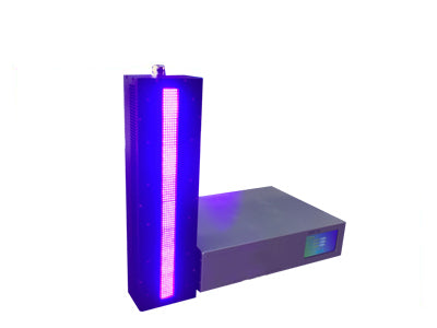Réseau de LED UV 400x30mm avec refroidissement par air pour convoyeurs à LED UV