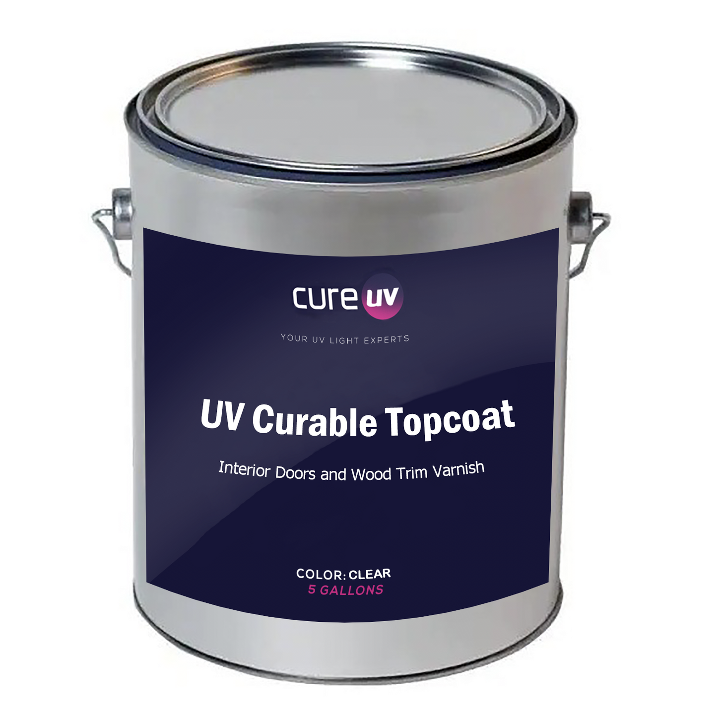 Couche de finition durcissable aux UV pour portes intérieures et boiseries