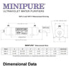 Dimensional Dwg for Minipure 6-9gpm