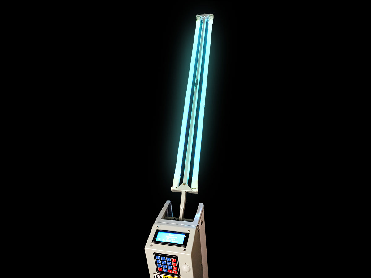 Desinfectante de superficies UVC móvil GermAwayUV con apagado por sensor de movimiento