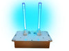 Purificateur d'air UV CVC à double ampoule robuste de 72 watts