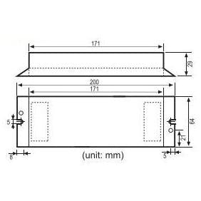 CureUV Brand UV Power Supply 110-277 VAC for UV Bulbs 61"