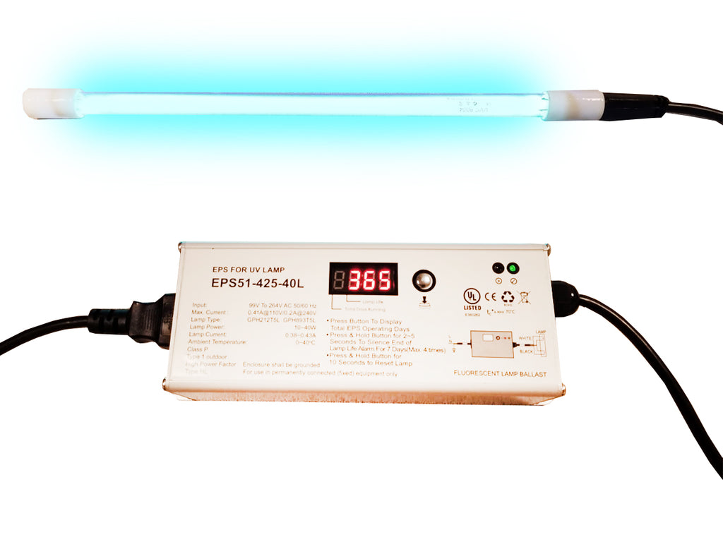 UV Electronic Ballast for 10-40W Germicidal UV Bulb - Universal Voltage 110-240V