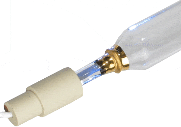 10" Arc Length - 600 WPI Mercury Replacement UV Bulb