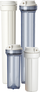 10" Pentek® Flat Cap Slimline Filter Housing