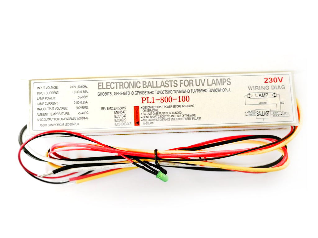 Ballast électronique stérile de remplacement pour lampe UV 20000500