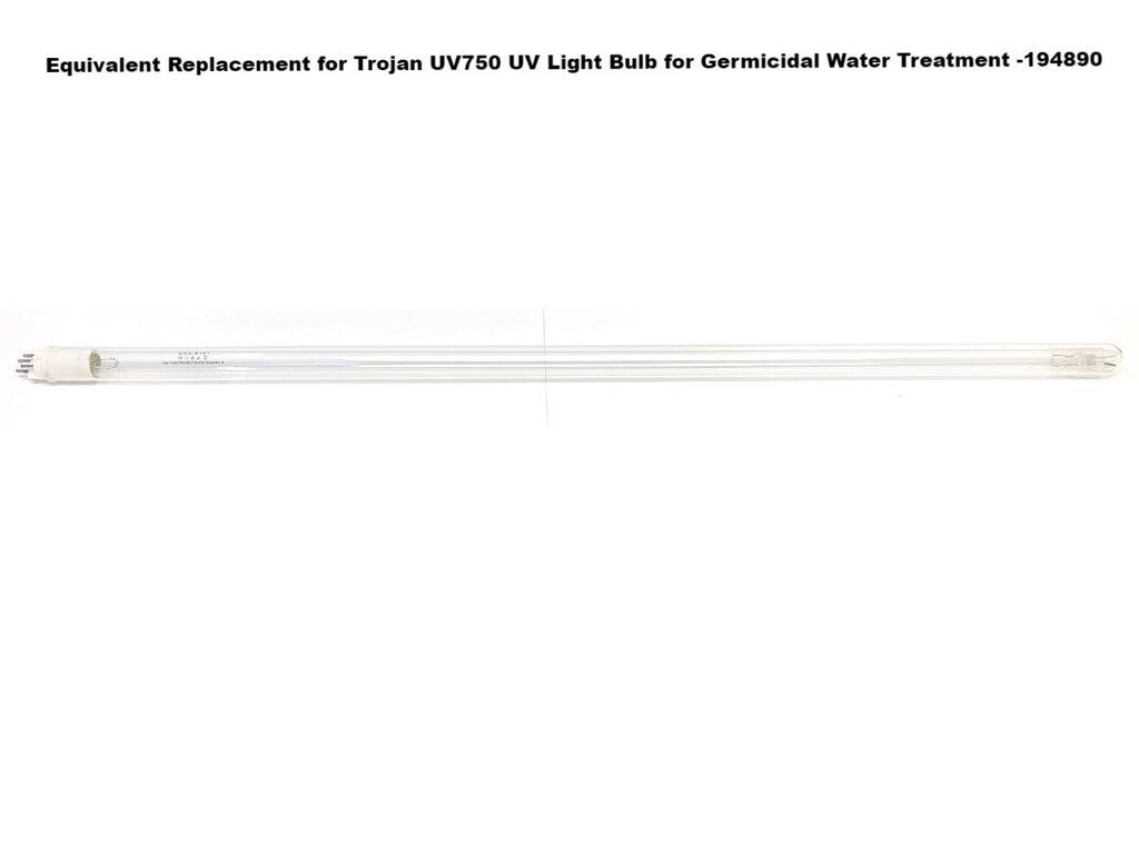 Equivalent Replacement for Trojan UV750 UV Light Bulb for Germicidal Water Treatment