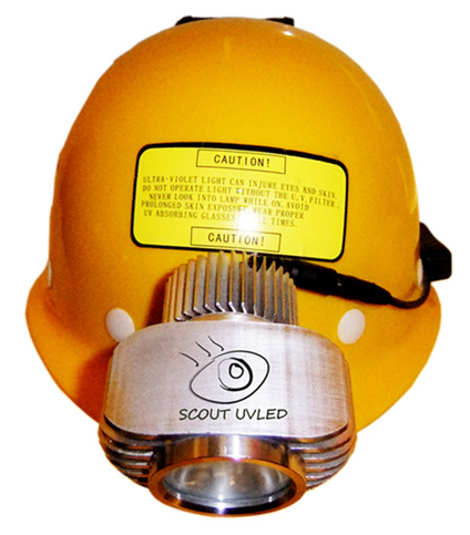 Helmet with 4000uW/cm² UV Lamp