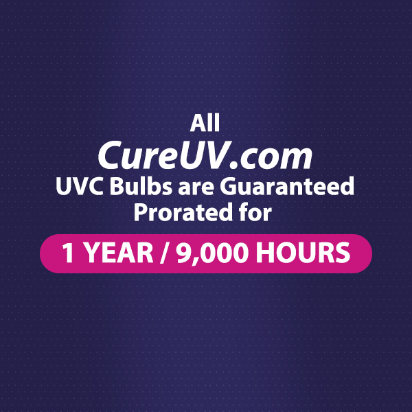 CureUV's 9,000 Hour UVC Warranty!