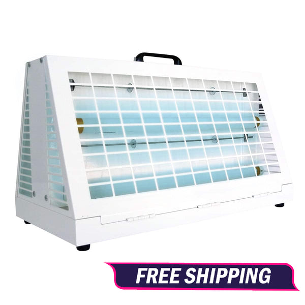 Portable Adhesive Industrial Strength UV Fly Trap - 100 watts