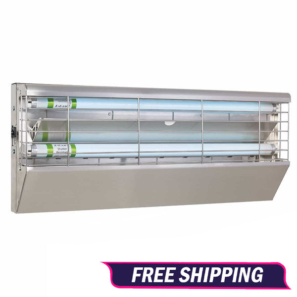 Stainless Steel Wall Mounted UV Fly Trap - 40 watts