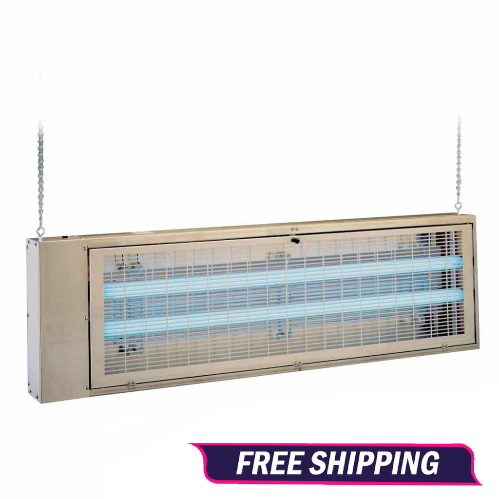 Suspended Installation High Power Electric Grid UV Fly Trap - 80 watts