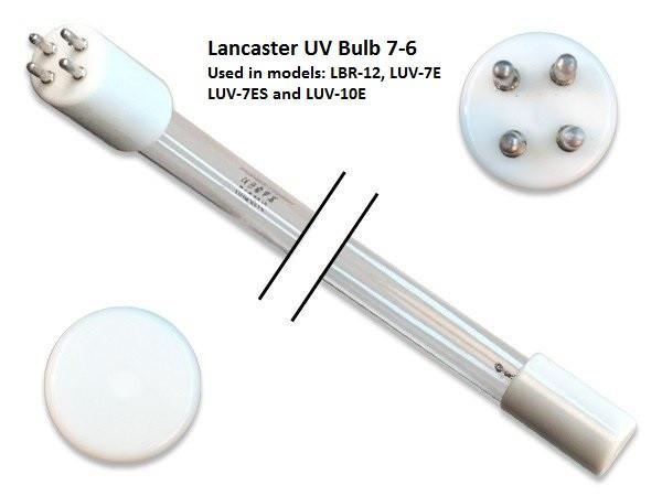 Germicidal UV Bulbs - Lancaster Pump 7-6 Replacement UVC Light Bulb