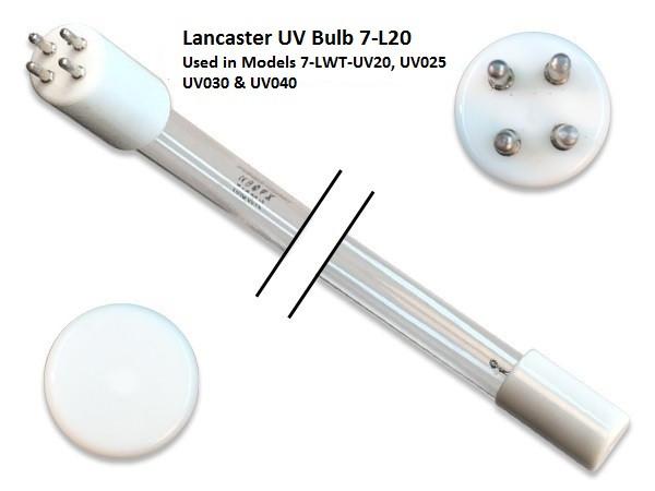Germicidal UV Bulbs - Lancaster Pump 7-L20 Replacement UVC Light Bulb