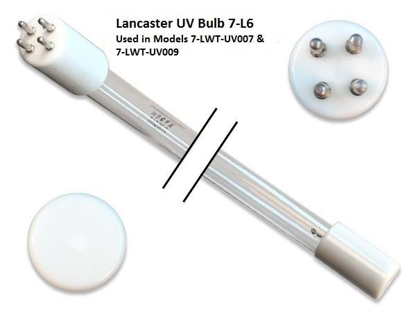 Germicidal UV Bulbs - Lancaster Pump 7-L6 Replacement UVC Light Bulb