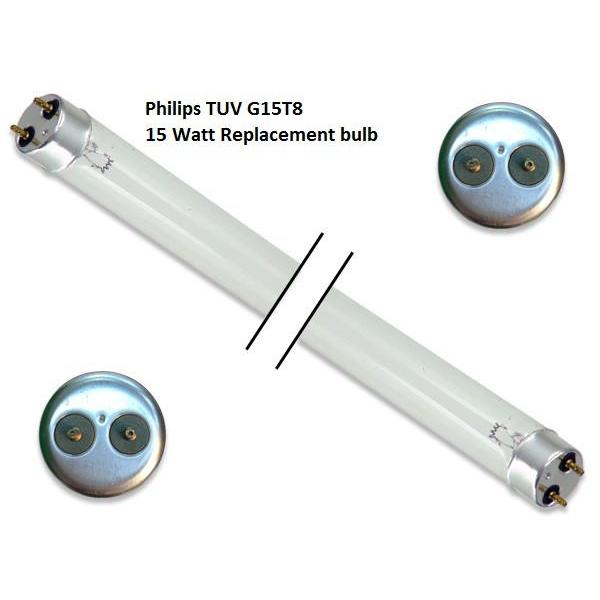Philips TUV G15T8 15W Germicidal UV-C Lamp