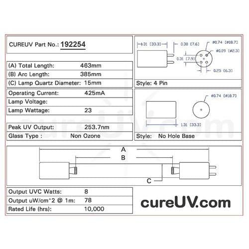 Germicidal UV Bulbs - Pura 36002018 Replacement UVC Light Bulb