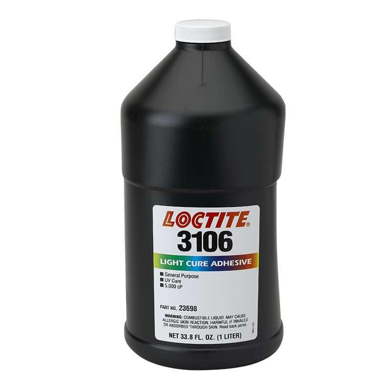 Resin - Loctite 3106 Light Cure Adhesive - Part # 23698 - 1 Liter Bottle