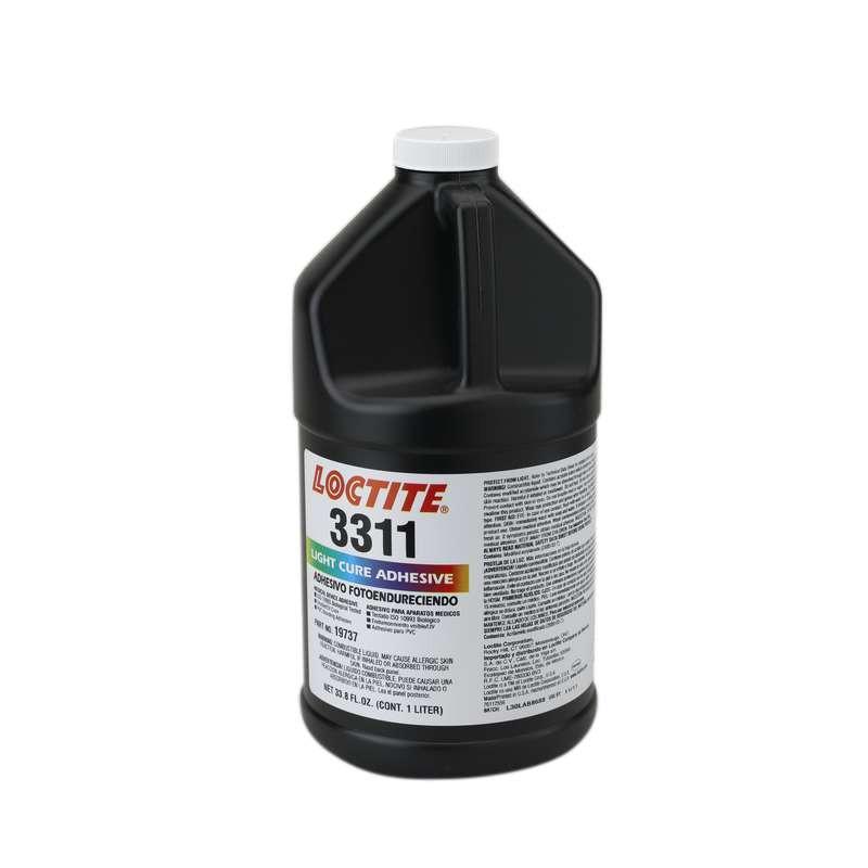 Loctite 3311 Light Cure UV Adhesive - Medical Device - 1 Liter Bottle