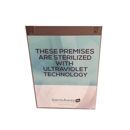 UVC STERILIZATION IN PROGRESS DISPLAY SIGN