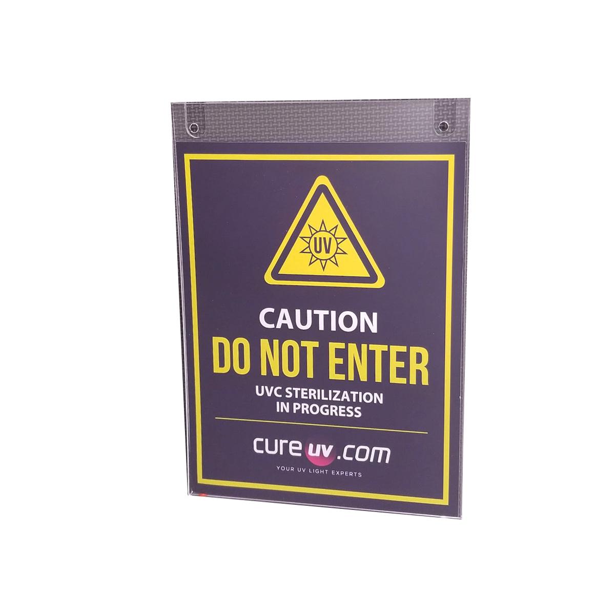 UVC STERILIZATION IN PROGRESS DISPLAY SIGN