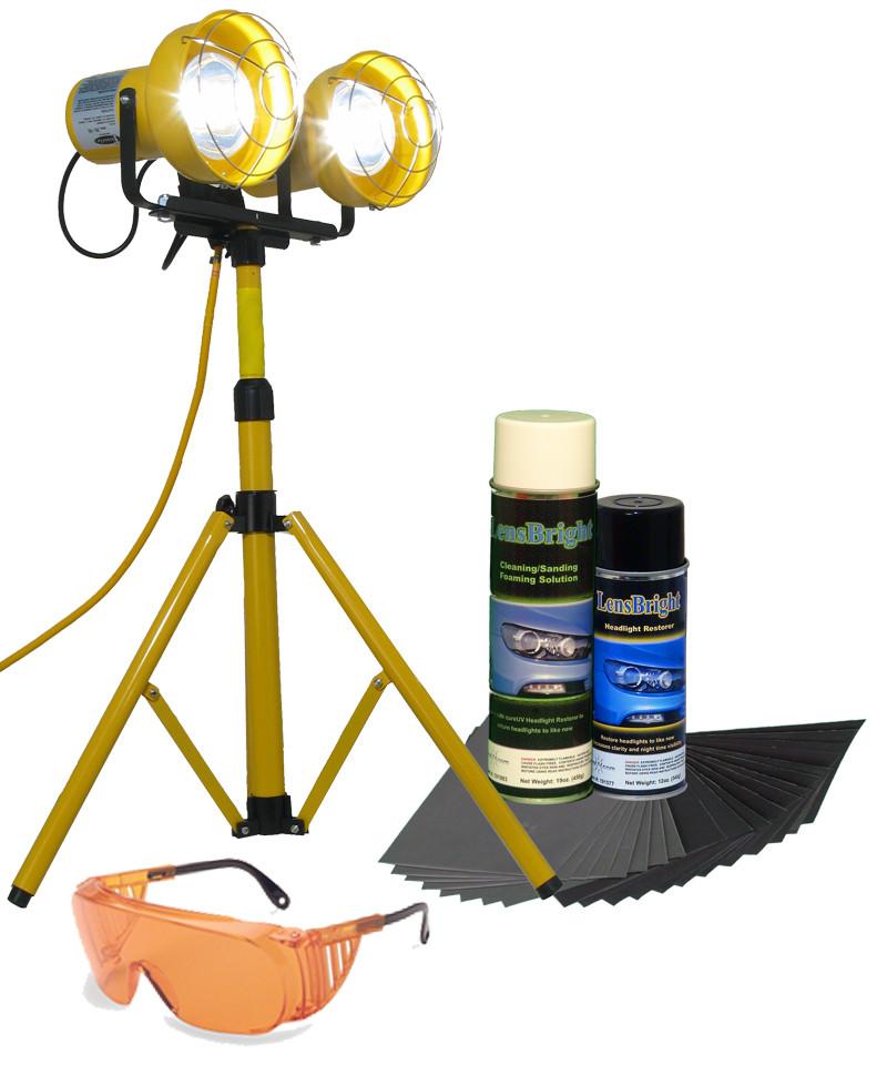UV Curing - LensBright UV Headlight Restoration - Commercial Intro Starter Kit