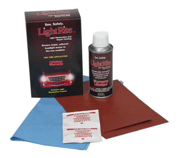 UV Curing - LightRite UV Headlight Restoration And Repair Value Pak