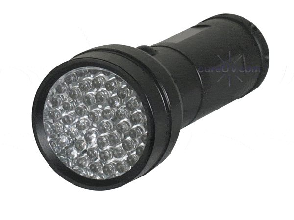 51 LED UV Flashlight Torch Light Lamp Ultraviolet Blacklight Aluminum 395 nM by Battery Mate 51 LED UV Flashlight Torch Light Lamp Ultraviolet Blacklight Aluminum 395 nM by Battery Mate
