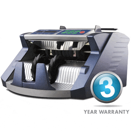 UV Detection - Commercial Digital Bill Counter With UV And MG Detection - Accubanker AB1100 MGUV